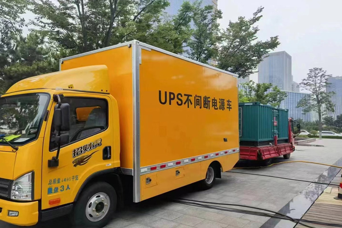 临沧发电机租赁施工现场